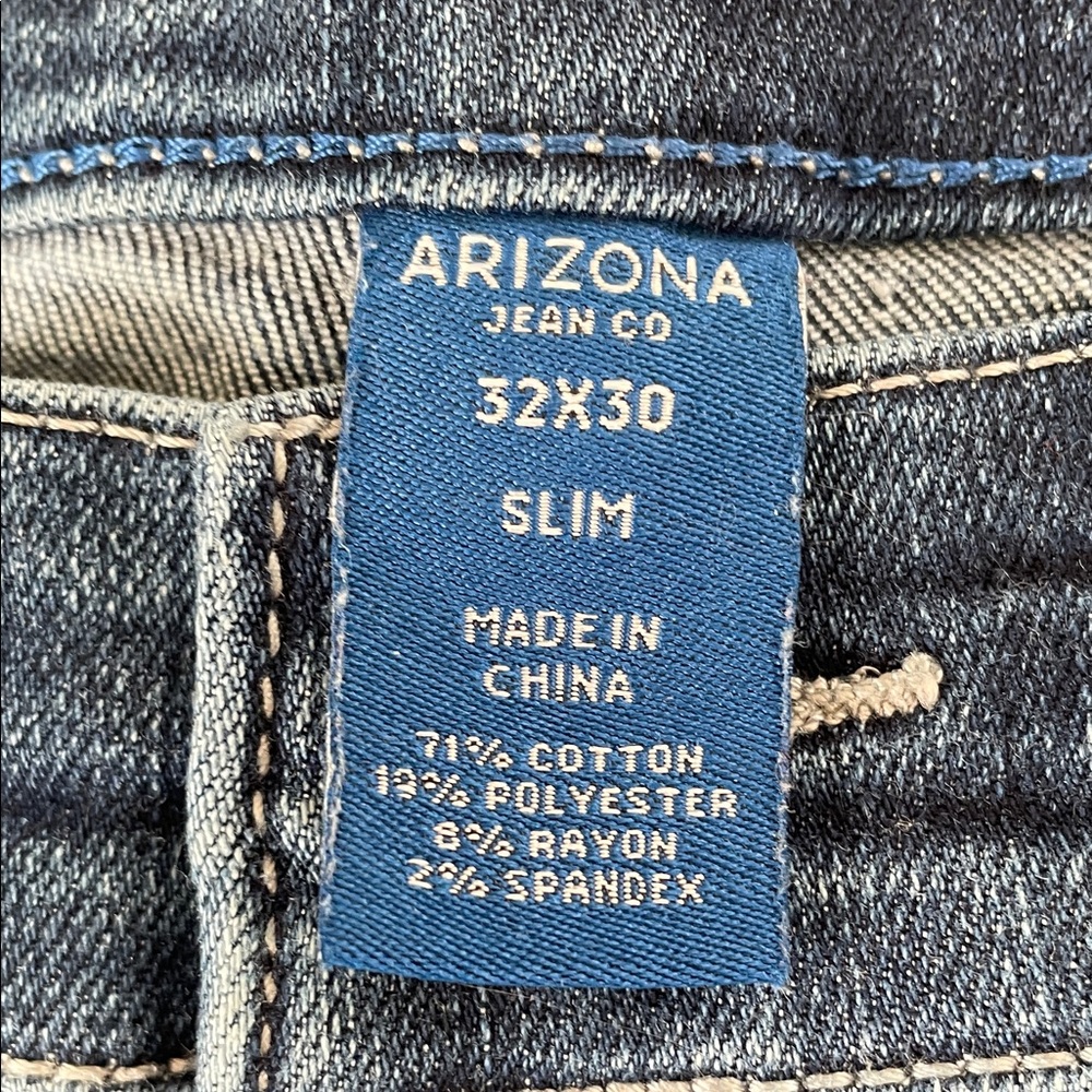Arizona Jean Company Dark Blue Skinny Jeans - Picture 2 of 3